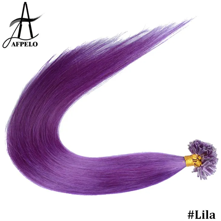 Dwat klou pwent ekstansyon cheve